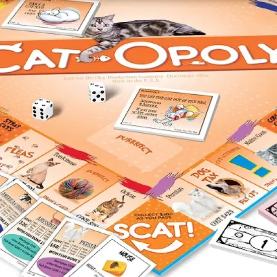 Late for the Sky: CAT-Opoly Monopoly Board Game image {4}