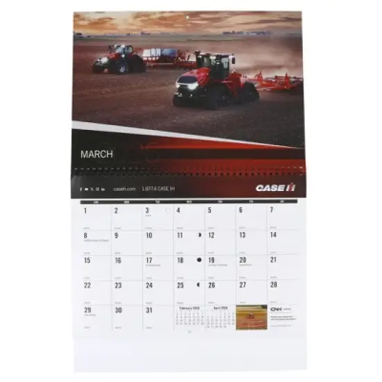 2026 Case IH 12 Month 13in x 11.5in Wall Calendar SIG-2026 image {2}