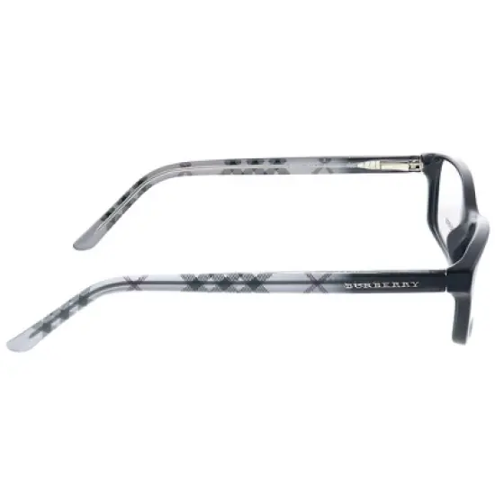 Burberry BE 2073 3164 Unisex Rectangle Eyeglasses Black 53mm image {2}