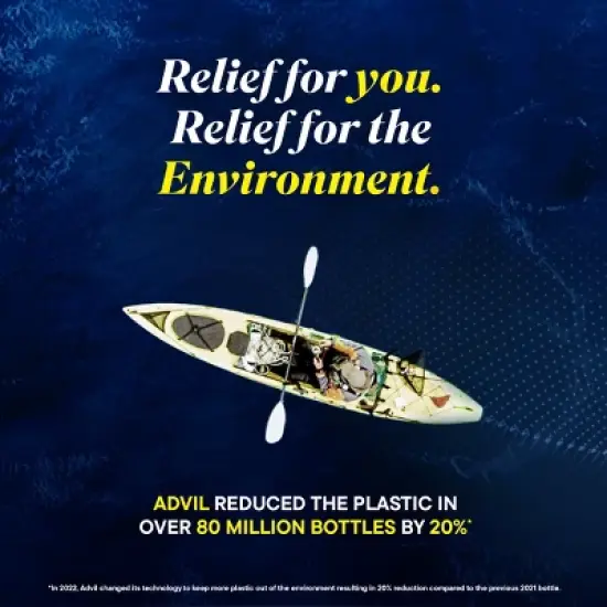 Advil NSAID PM Pain Reliever Ibuprofen Caplets - 20ct image {9}