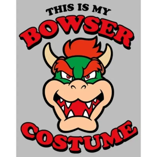 Men's Nintendo Super Mario Bowser Costume T-Shirt image {1}