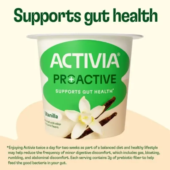 ACTIVIA Vanilla Probiotic Yogurt Cups - 21.2oz/4ct image {5}