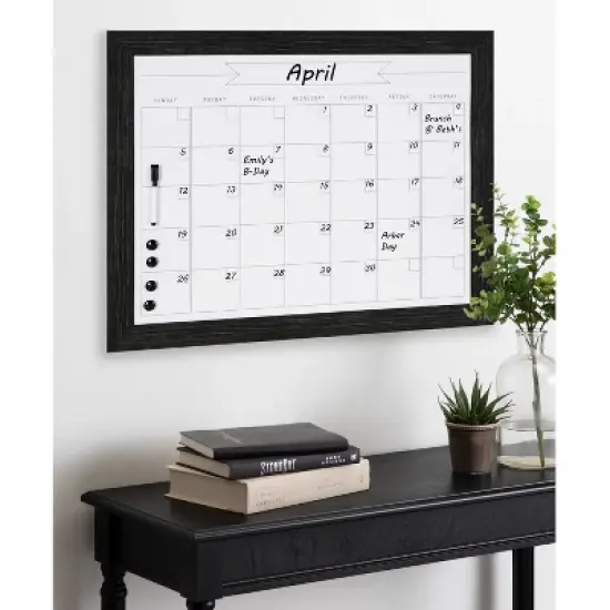 23" x 29" Beatrice Monthly Calendar Black - DesignOvation image {4}