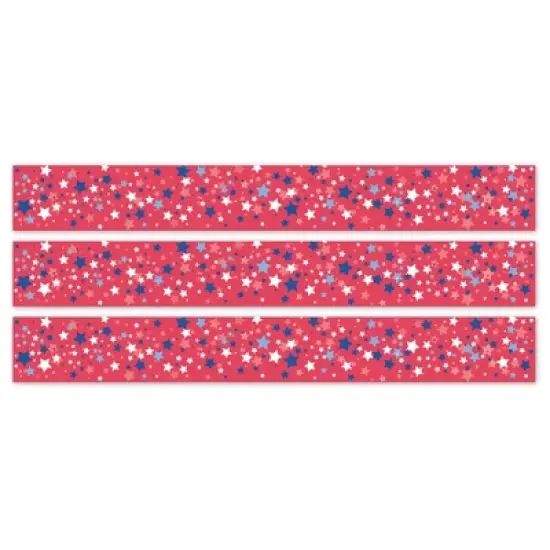 Creative Teaching Press&reg; Core Decor Patriotic Stars EZ Border, Bulletin Board Border, 48 Feet Per Pack, 3 Packs image {3}