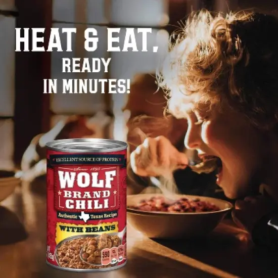 Wolf Brand Chili with Beans - 15oz image {5}