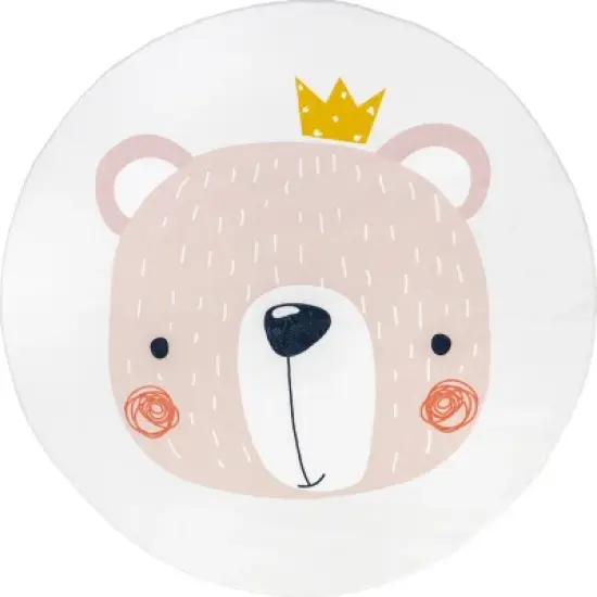 nuLOOM Nesta Queen Bear Machine Washable Kids Area Rug image {9}