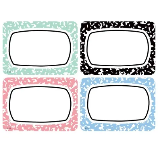 Teacher Created Resources&reg; Cool for School Name Tags/Labels, Multi-Pack, 3-1/2" x 2-1/2", 36 Per Pack, 6 Packs image {1}