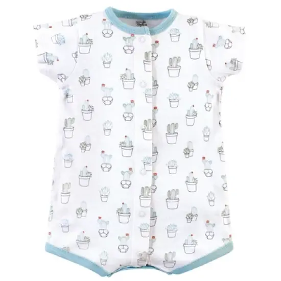 Touched by Nature Baby Boy Organic Cotton Rompers 3pk, Cactus image {3}