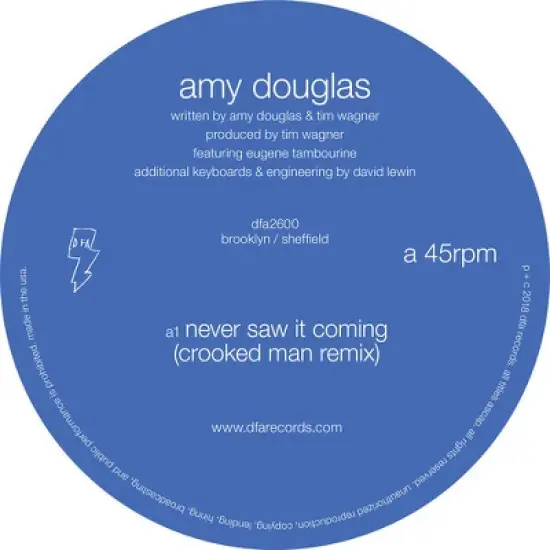Amy Douglas - Never Saw It Coming (Vinyl) image {1}