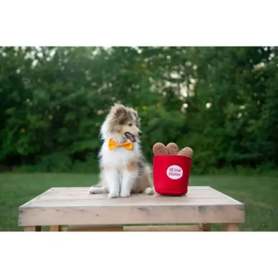 ZippyPaws Burrow Bucket of Chicken Dog Toy image {3}