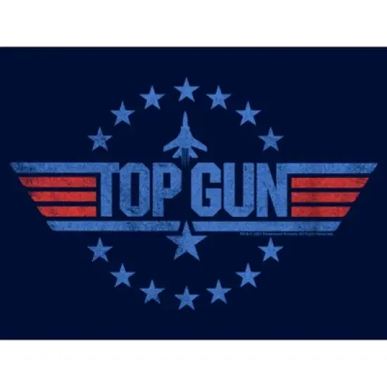 Boy's Top Gun Circle of Stars Logo T-Shirt image {1}