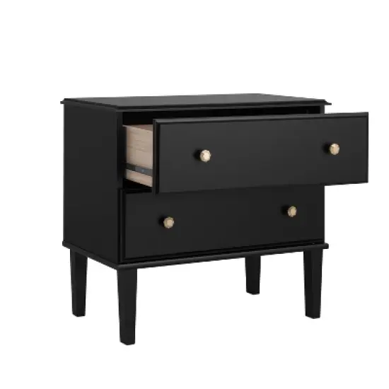 Prepac Lux 2 Drawer Bedside Nightstand image {2}