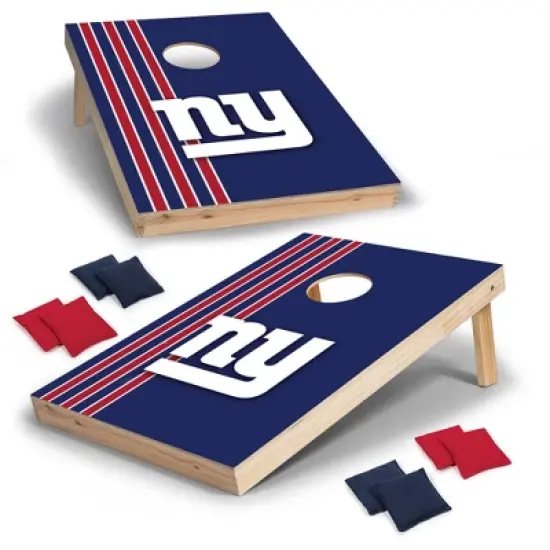 NFL New York Giants 2'x3' Wood Cornhole Set image {7}
