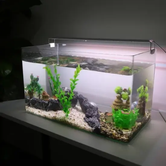 Unique Bargains Aquarium Plants Decorations Artificial Aquatic Plant Green image {1}