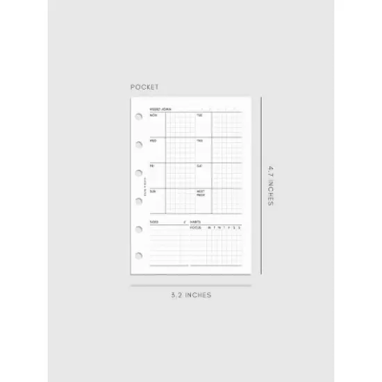 Weekly Admin Planner Inserts | Monday Start | Cloth & Paper image {13}