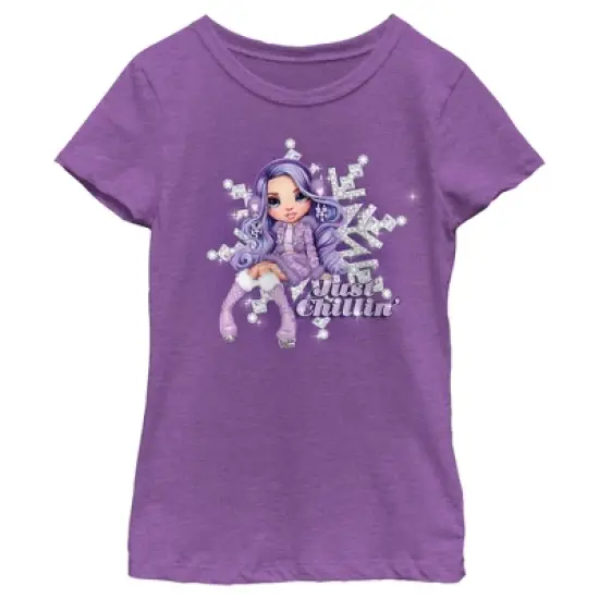 Girl's Rainbow High Just Chillin' Violet T-Shirt image {3}