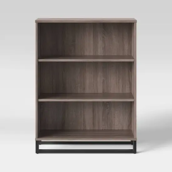 Mixed Material 3 Shelf Bookcase - Room Essentials&trade; image {5}