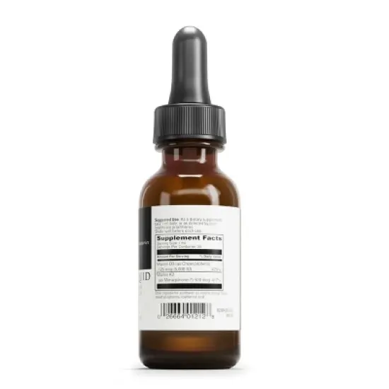 DaVinci Labs D3/K2 Liquid - Dietary Supplement to Support Bone Health, Calcium Balance and Cardiovascular Function* - 30mL image {1}