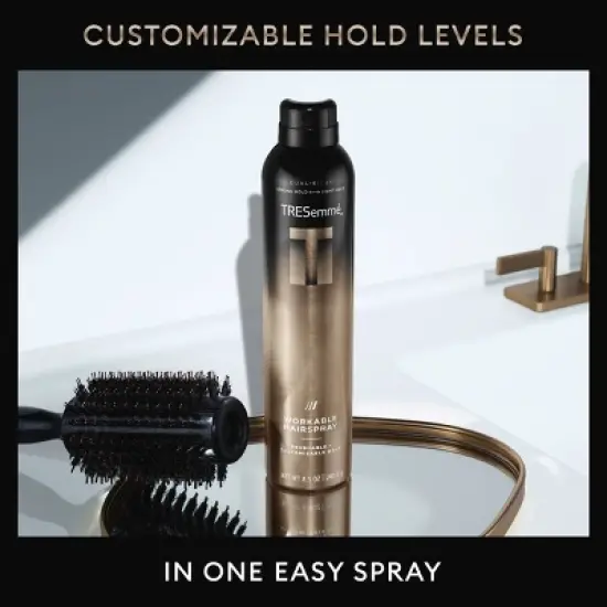 Tresemme A-List Collection Workable Hairspray, Golden Vanilla & Sandalwood Scent - 8.5oz image {4}