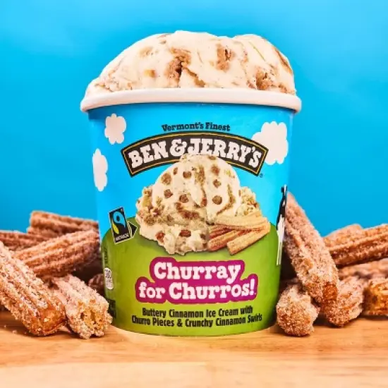 Ben & Jerry's Churray for Churros Cinnamon Ice Cream - 16 fl oz image {4}