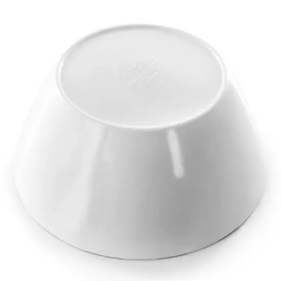 Gibson Home Cottage Stripes 12 Piece Melamine Dinnerware Set in White and Multi image {6}