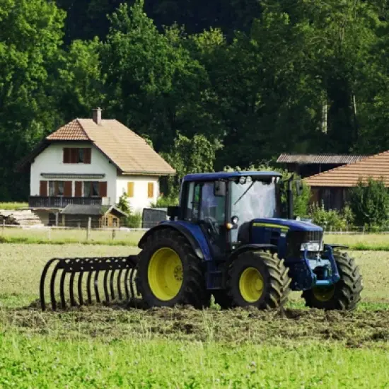 Lawn Rake, Pine Straw Rake Tow Behind - 125cm Work Width Dethatcher with 17 Steel Tines, Fits 2-Inch Receiver for Tractors, ATV/UTV image {7}