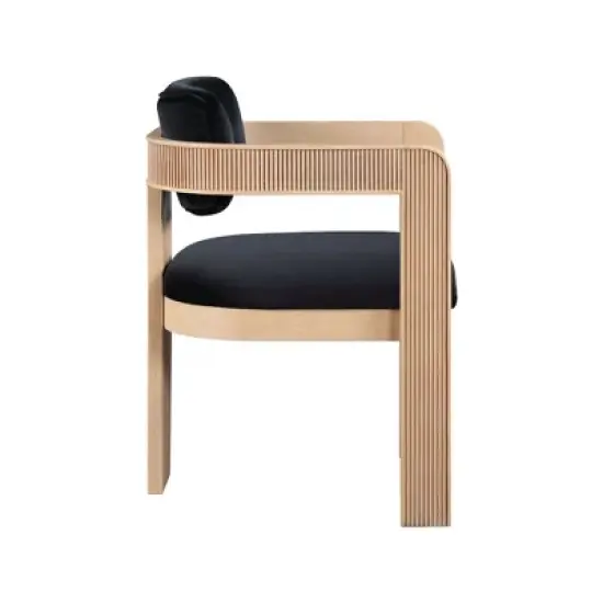 Meridian Furniture,Sacha Velvet Dining Chair, Set of 2 image {3}