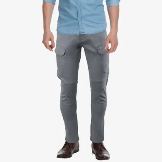 X RAY Men's Slim-Fit Stretch Twill Cargo Pants image {5}