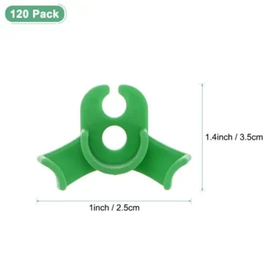 Unique Bargains Plastic Durable Adjustable Lightweight Plant Clips image {2}