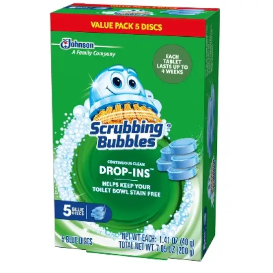 Scrubbing Bubbles Continuous Clean Drop-Ins Toilet Bowl Cleaner image {8}