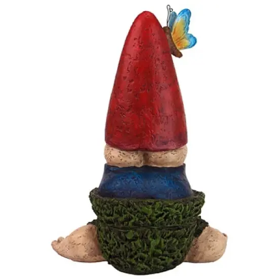 Design Toscano Topsy-Turvy Theo Garden Gnome Statue image {5}