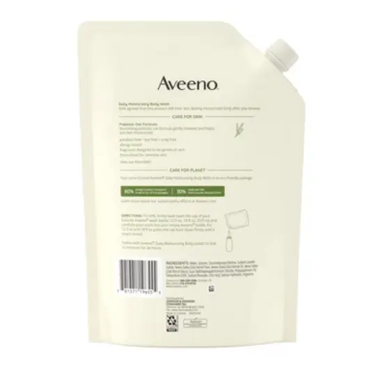 Aveeno Daily Moisturizing Body Wash with Soothing Oat - Refill - 36 fl oz image {1}