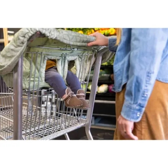 Boppy Shopping Cart Cover - Happy Green Leaf image {5}