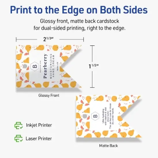 Avery Banner Flag Tags, 1-1/2" x 2-1/3", Glossy White, 150 Total image {5}