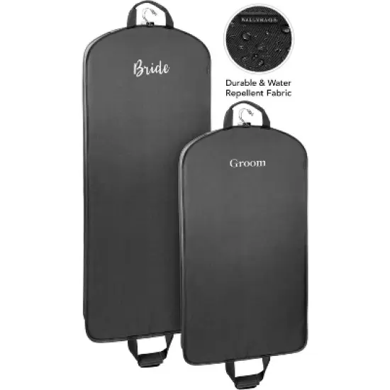 Bride & Groom 60 Deluxe Travel Garment Bag and 40" Deluxe Travel Garment Bag image {2}
