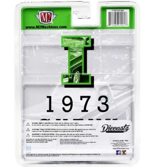 1973 Chevrolet Cheyenne 10 Truck "I" Bright Green "Diecastz Collectors" Ltd Ed to 5750 pcs 1/64 Diecast Model Car by M2 Machines image {2}