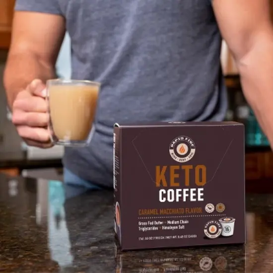 Rapid Fire Coffee Caramel Macchiato Medium Roast Coffee Pods - 16ct image {3}