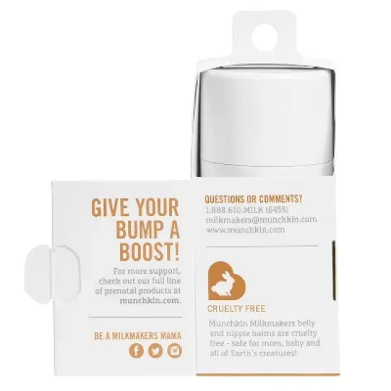 Munchkin Milkmakers All-Natural Twist-Stick Belly Balm - 2.6oz image {5}
