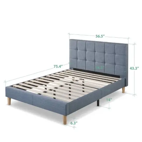Lottie Upholstered Platform Bed Frame - Zinus image {6}