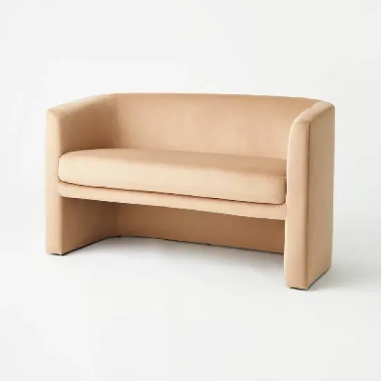 Vernon Loveseat Velvet - Threshold&trade; designed with Studio McGee image {6}