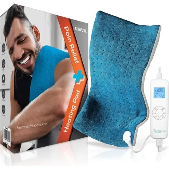 SereneLife  Home Comfort Heating Pad - Coral Fleece image {10}