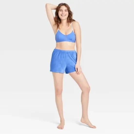 Women's Mesh Bralette - Colsie&trade; Blue S image {2}
