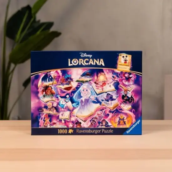 Ravensburger Disney Lorcana TCG - Glimmers of the Realm: Amethyst Jigsaw Puzzle 1000pc image {4}
