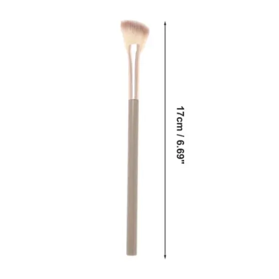 Unique Bargains Durable Fan-shaped Highlighter Brush 1 Pc image {1}