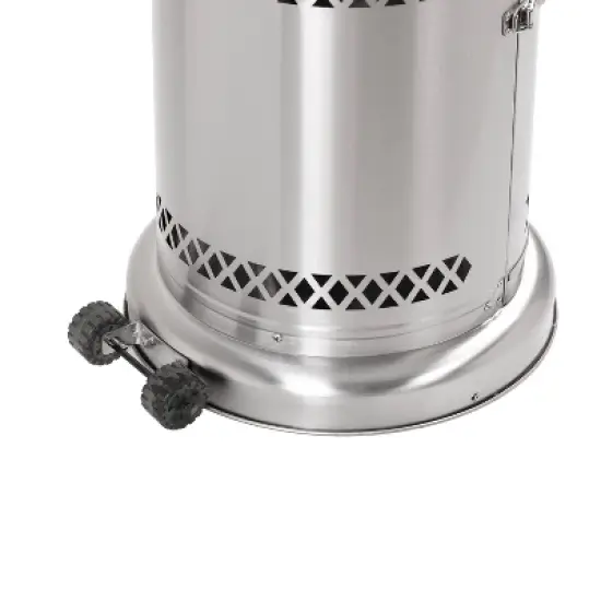 Heatmaxx 48000 BTU Floor Standing Gas Patio Portable Heater Stainless Steel Finish image {6}