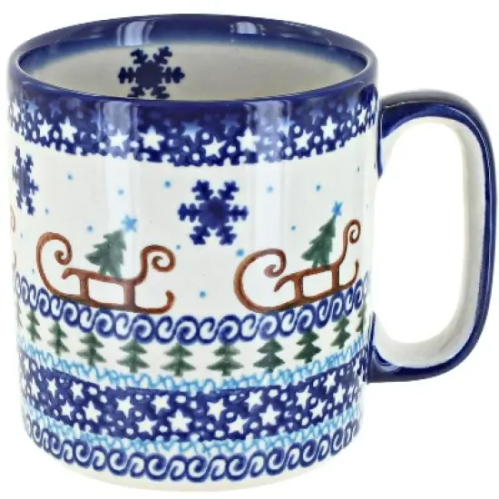 Blue Rose Polish Pottery Vena Mug image {18}