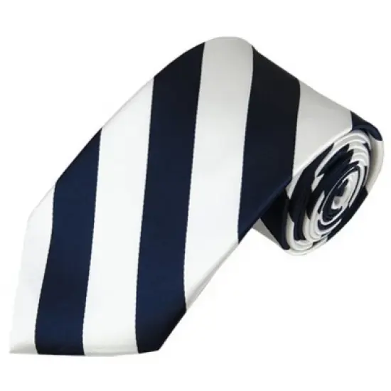 Men's 3.25 W And 58 L Inch With 0.75 Inch Stripe Width College Stripe Woven Necktie image {15}