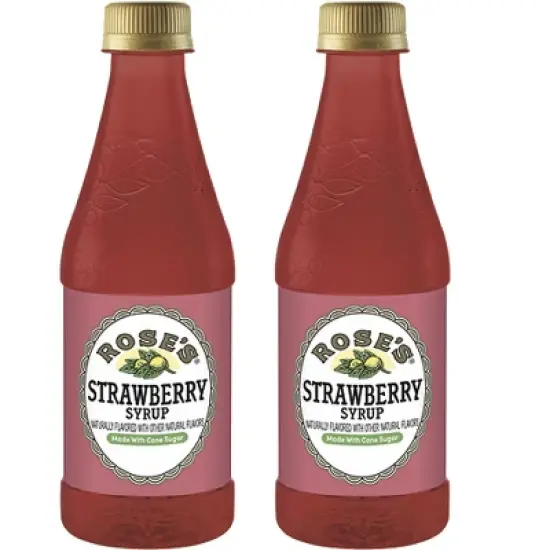 Rose&rsquo;s Strawberry Syrup 2 Pack 12 OZ Bottle, | Perfect for Cocktails, Beverages, and Mixers image {4}