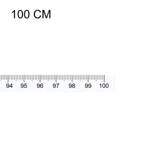 Unique Bargains Metric Self-Adhesive Peel and Stick Waterproof Measuring Rulers image {2}