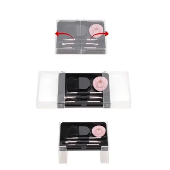 Unique Bargains Portable Makeup Brush Set 5 Pcs image {4}